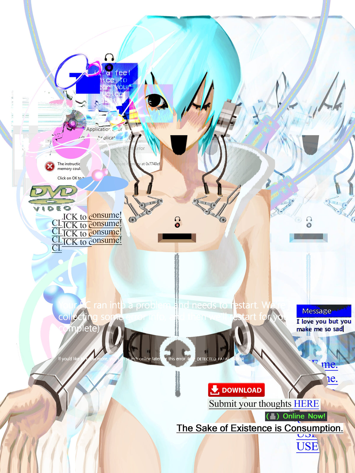 BLYTH3 GLITCH Print