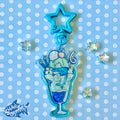 SHARK GUMMY PARFAIT KEYCHAIN