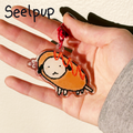 MYSTERY SEELPUP STREET FOOD KEYCHAIN
