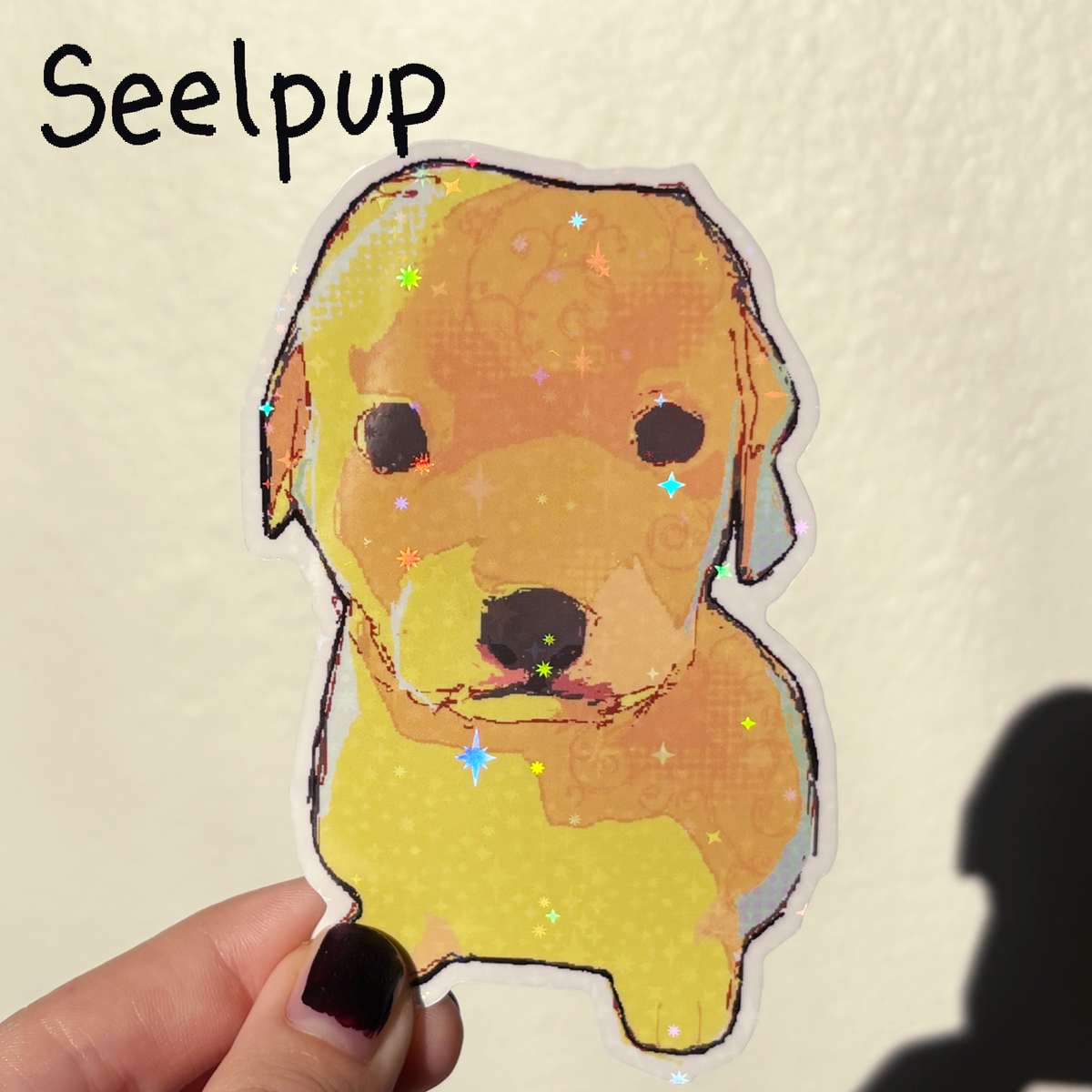JUMBO RETRIEVER PUPPY STICKER