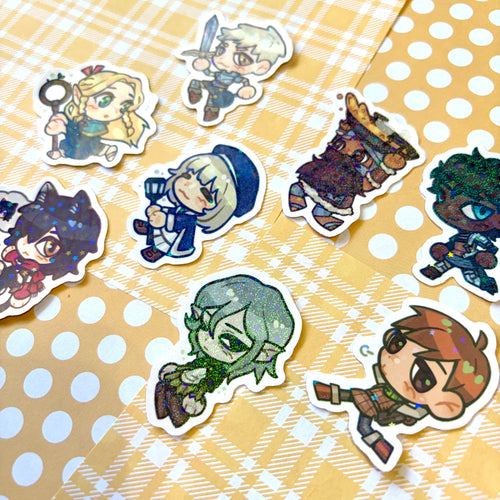 DUNGEON MESHI HOLO STICKERS
