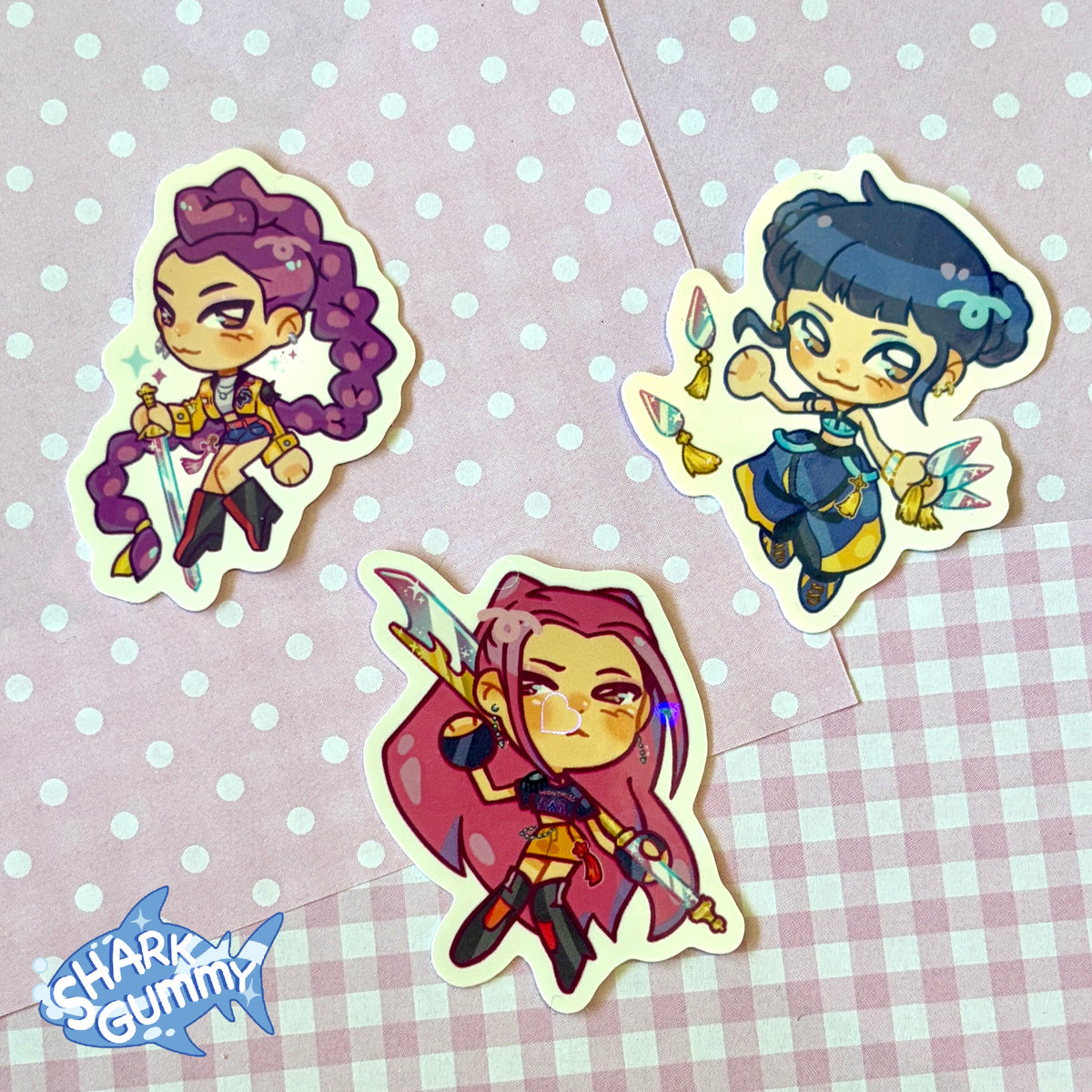 K-POP DEMON HUNTERS HOLO STICKERS