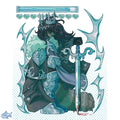 RACCOON KING FANTASY PRINT