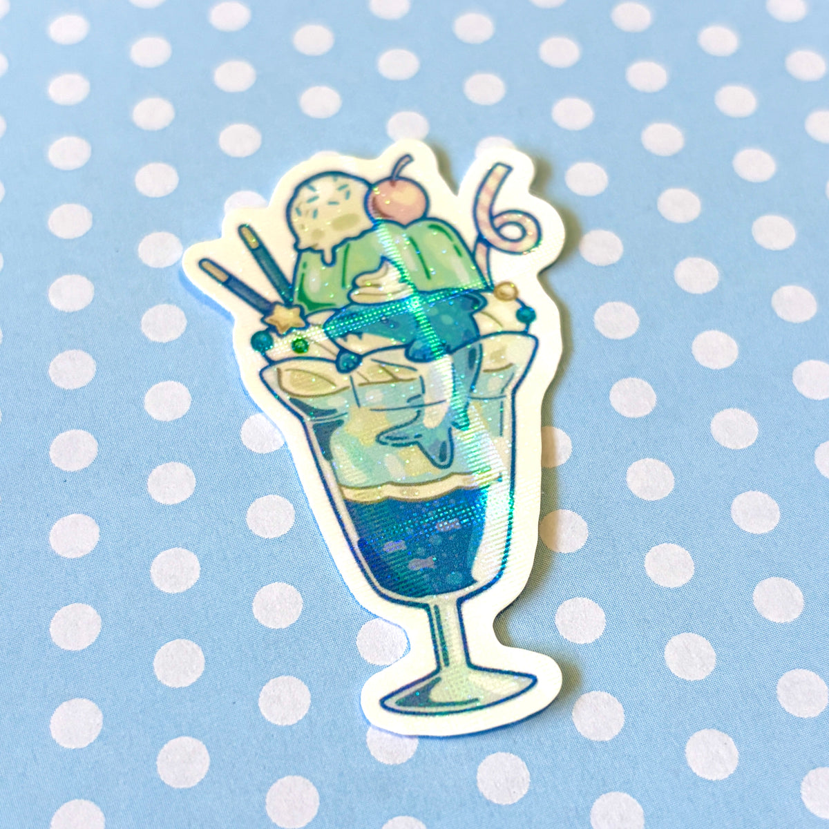 SHARK GUMMY PARFAIT HOLO STICKER